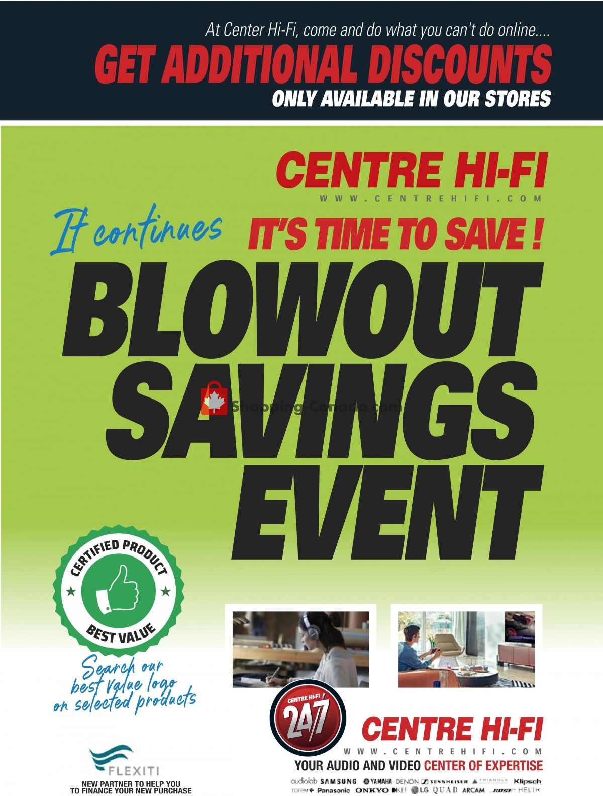 Centre Hi-Fi flyer from Friday July 9, 2021 to Thursday July 15, 2021 - page 1