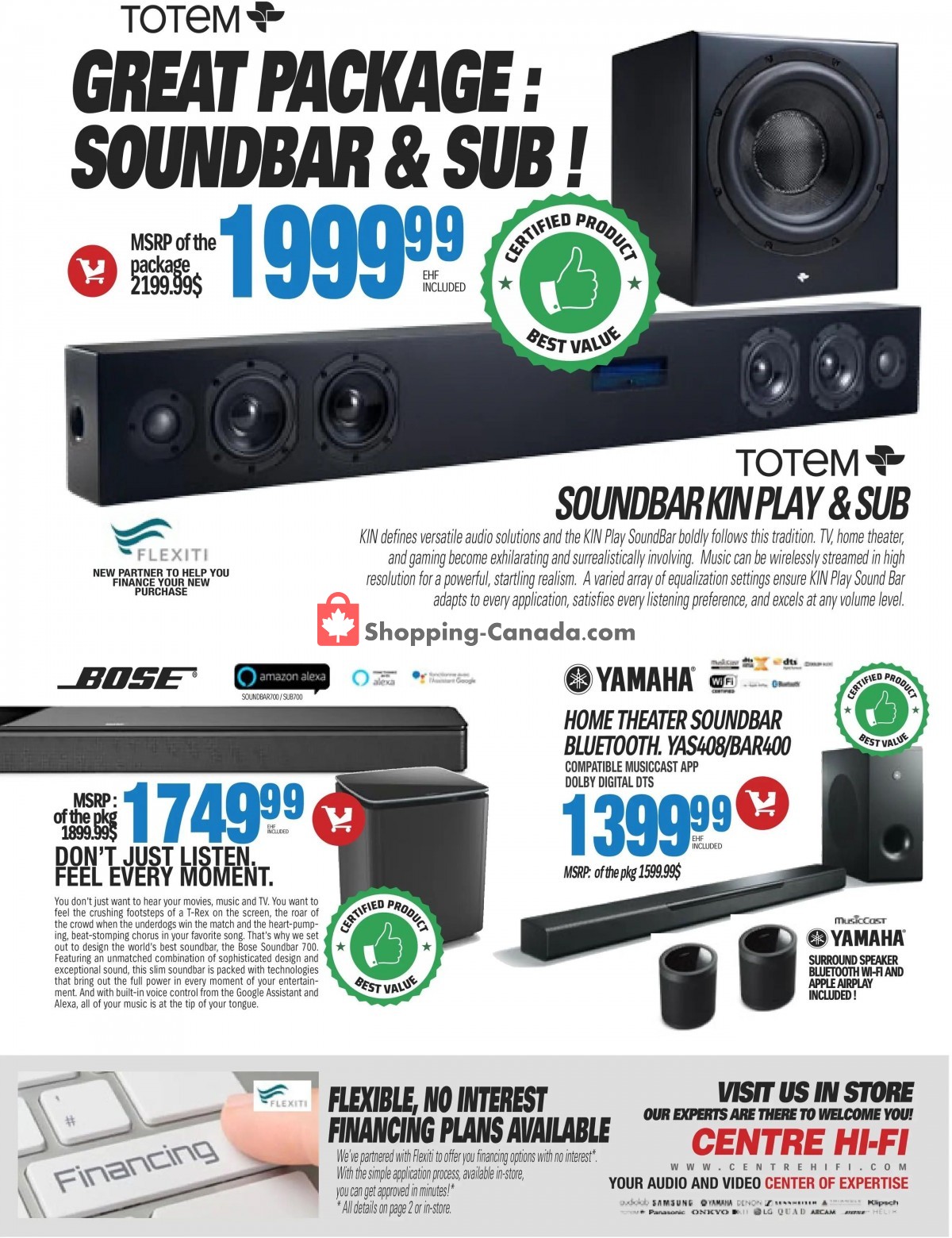 Centre Hi-Fi flyer from Friday July 9, 2021 to Thursday July 15, 2021 - page 22