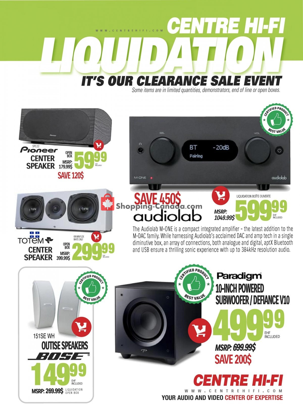 Centre Hi-Fi flyer from Friday July 9, 2021 to Thursday July 15, 2021 - page 33