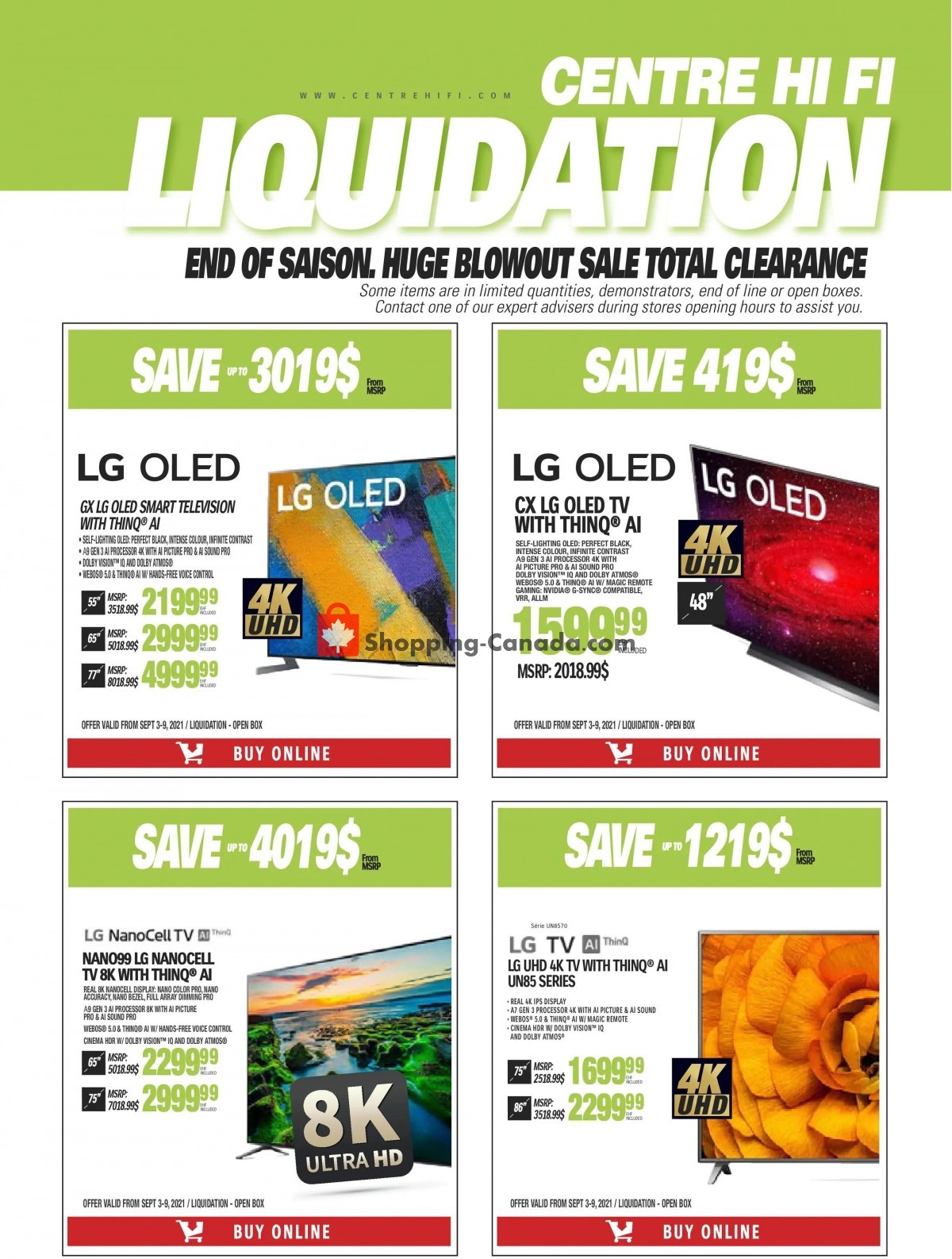 Centre Hi-Fi flyer from Friday September 3, 2021 to Thursday September 9, 2021 - page 11