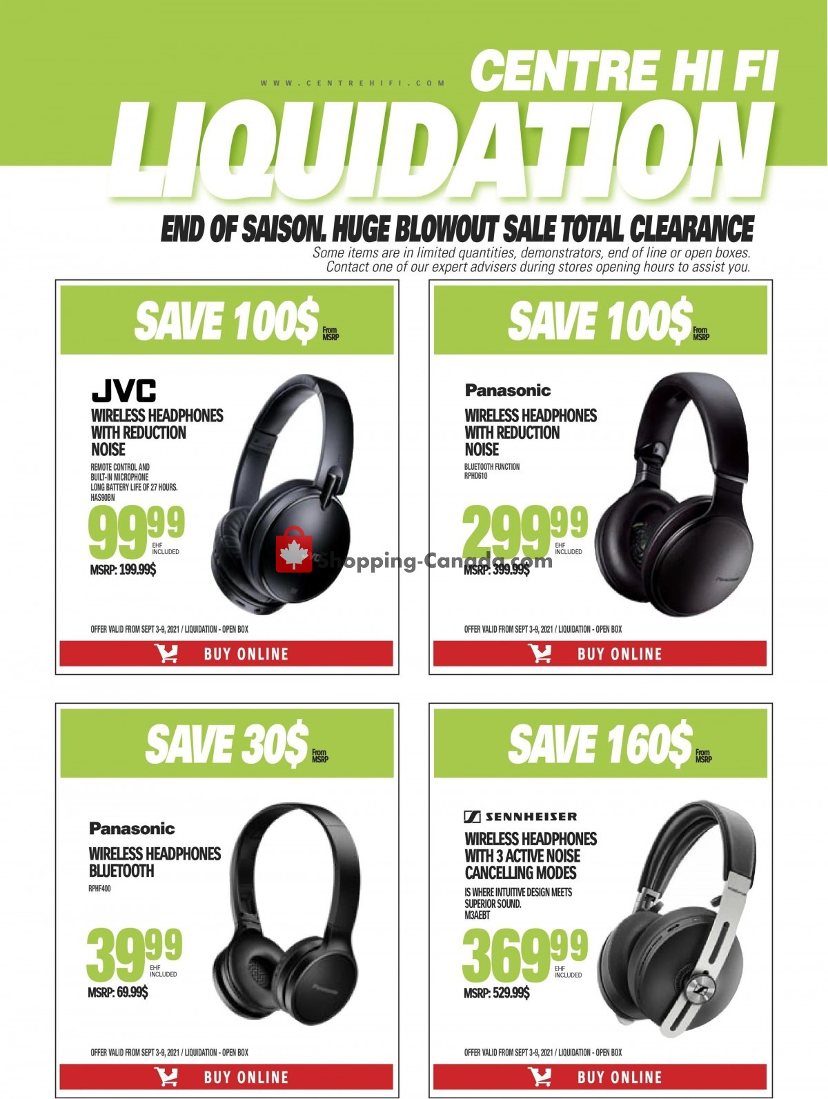 Centre Hi-Fi flyer from Friday September 3, 2021 to Thursday September 9, 2021 - page 2