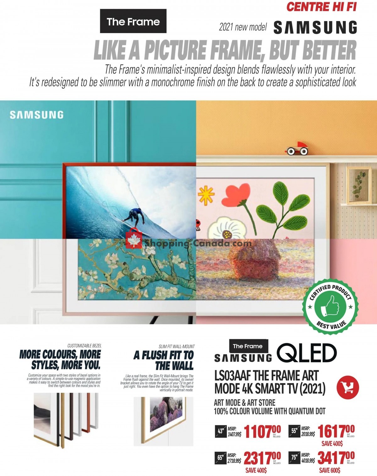 Centre Hi-Fi flyer from Friday September 3, 2021 to Thursday September 9, 2021 - page 21