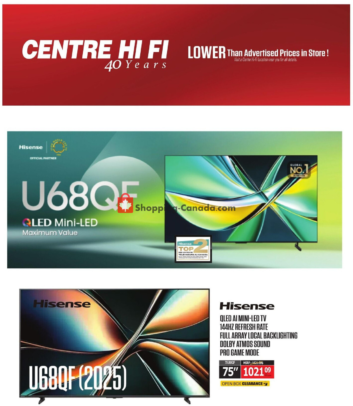 Centre Hi-Fi flyer from Friday August 14, 2026 to Thursday August 20, 2026 - page 35