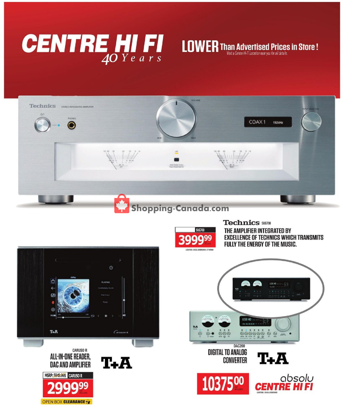 Centre Hi-Fi flyer from Friday August 7, 2026 to Thursday August 13, 2026 - page 55