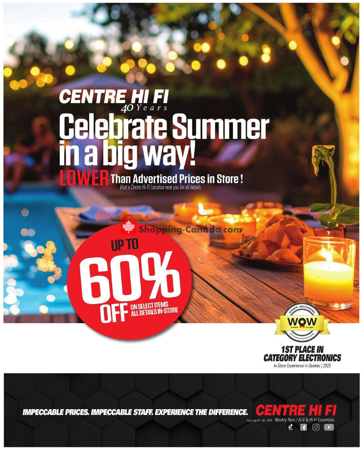 Centre Hi-Fi flyer from Friday July 3, 2026 to Thursday July 9, 2026 - page 1