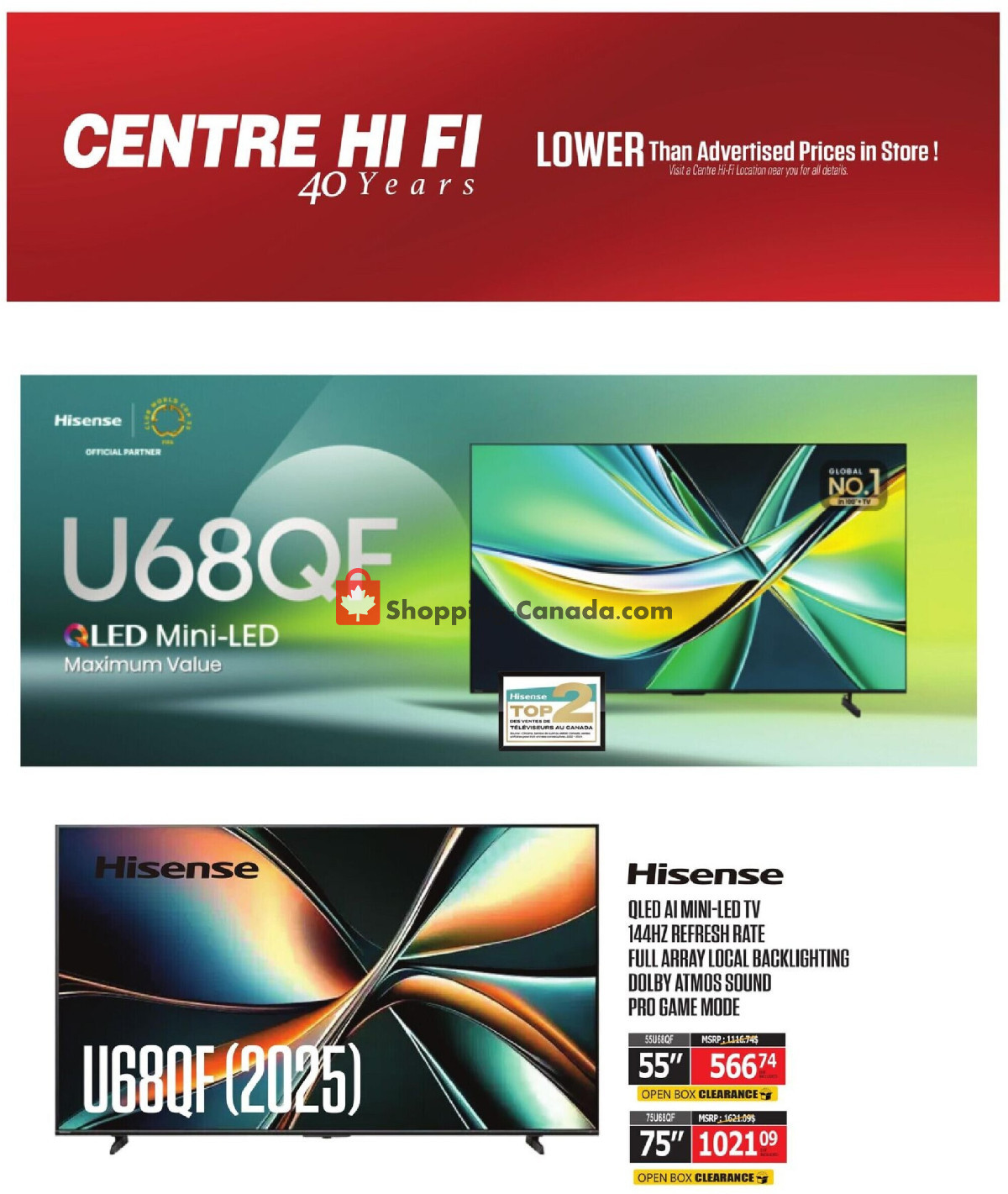 Centre Hi-Fi flyer from Friday July 31, 2026 to Thursday August 6, 2026 - page 36
