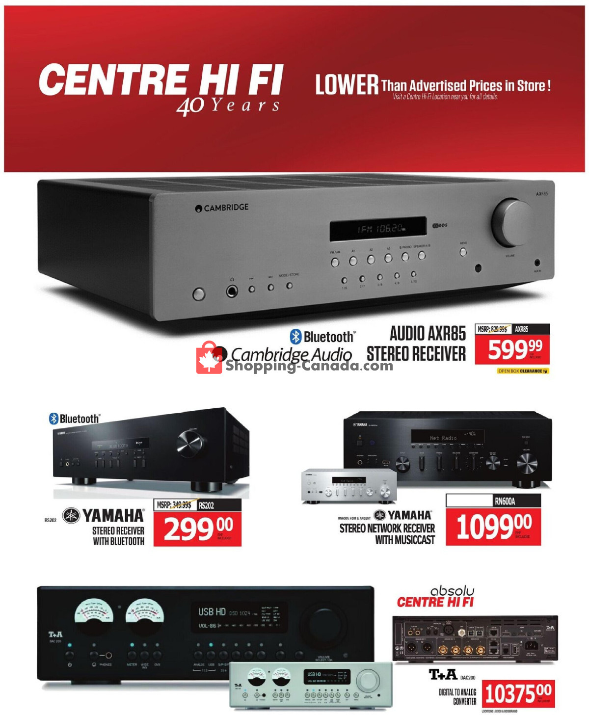 Centre Hi-Fi flyer from Friday July 31, 2026 to Thursday August 6, 2026 - page 57