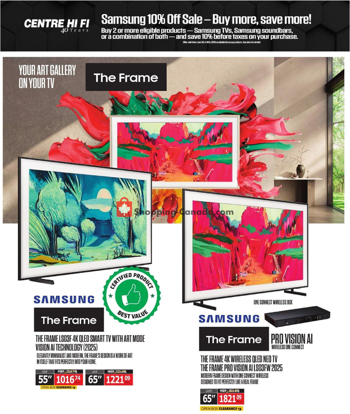 Centre Hi-Fi flyer from Friday June 12, 2026 to Thursday June 18, 2026 - page 19