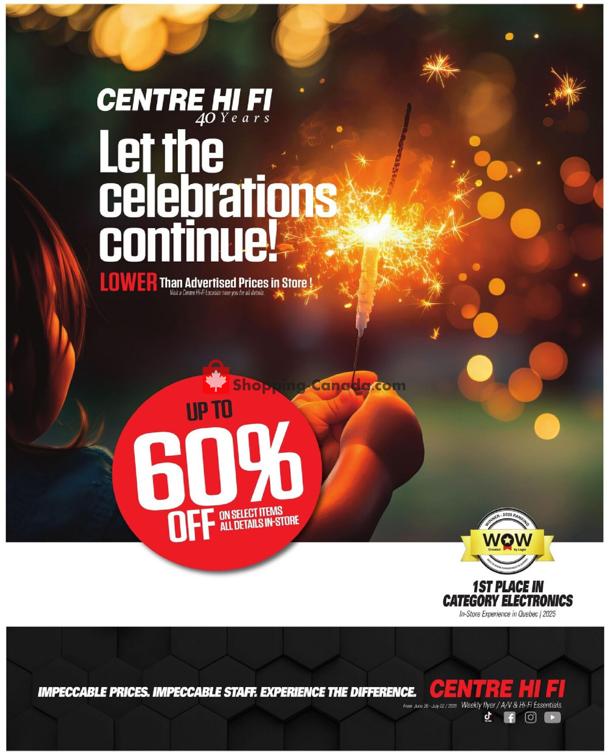 Centre Hi-Fi flyer from Friday June 26, 2026 to Thursday July 2, 2026 - page 1