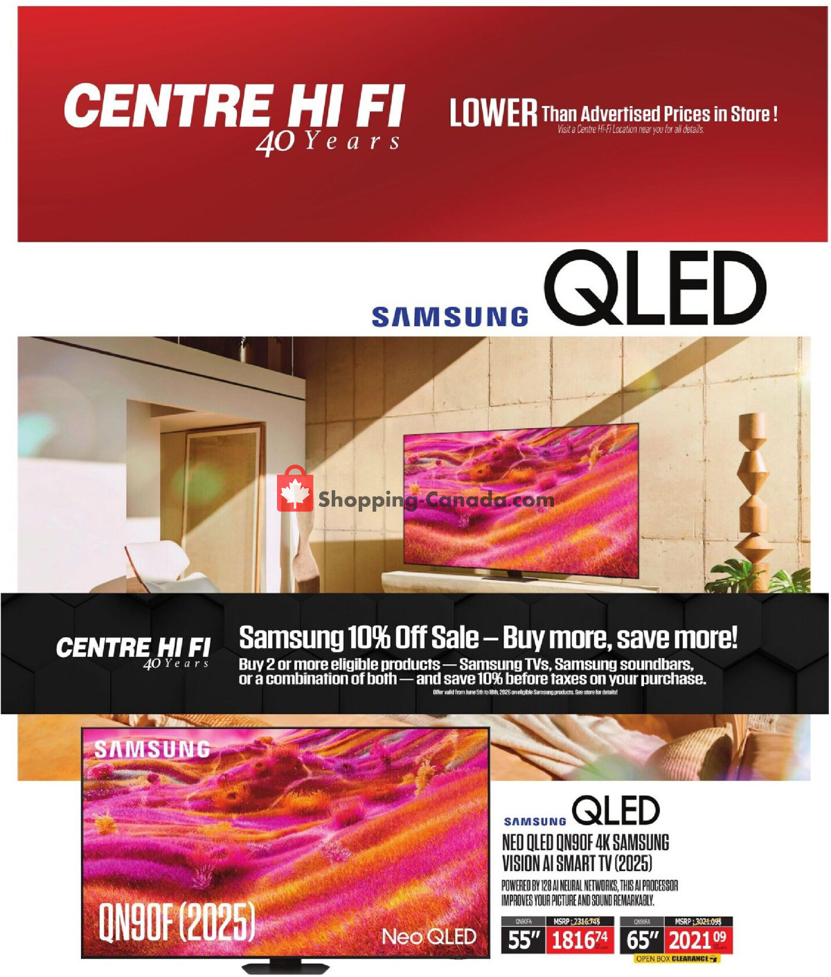 Centre Hi-Fi flyer from Friday June 5, 2026 to Thursday June 11, 2026 - page 20
