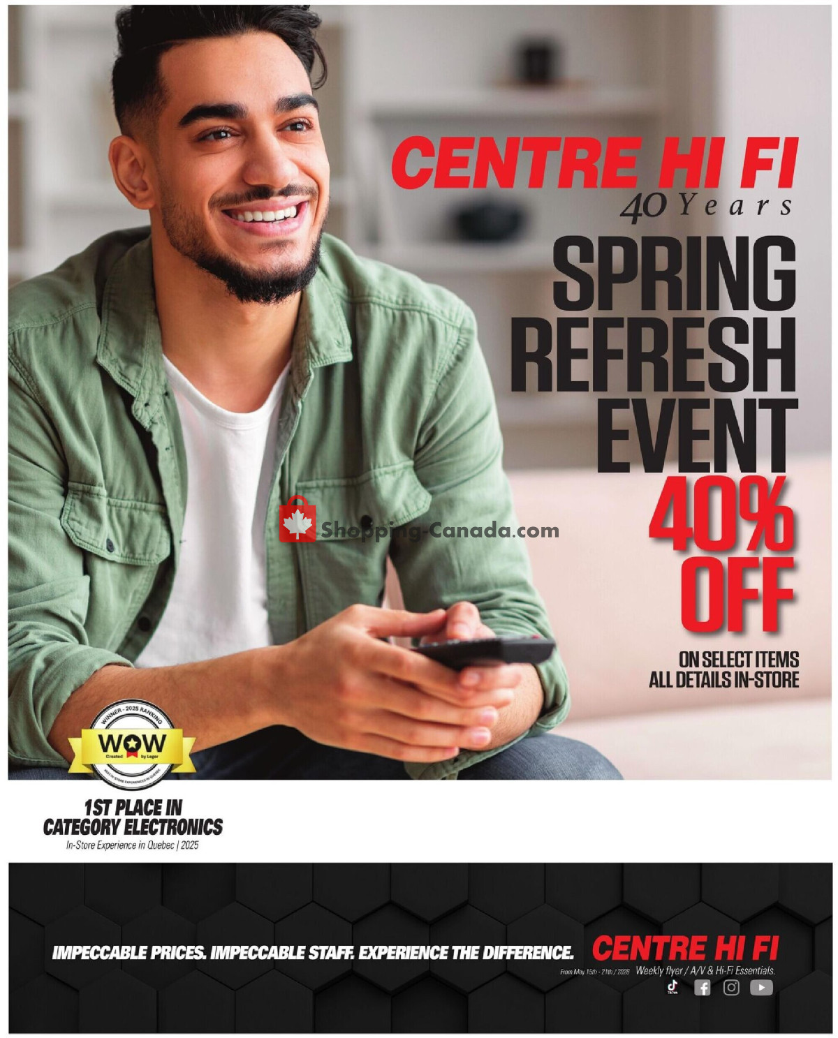 Centre Hi-Fi flyer from Friday May 15, 2026 to Thursday May 21, 2026 - page 1
