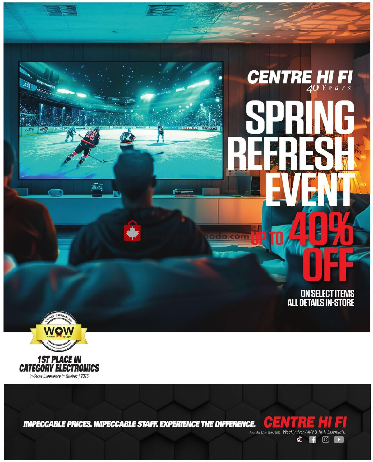 Centre Hi-Fi flyer from Friday May 22, 2026 to Thursday May 28, 2026 - page 1
