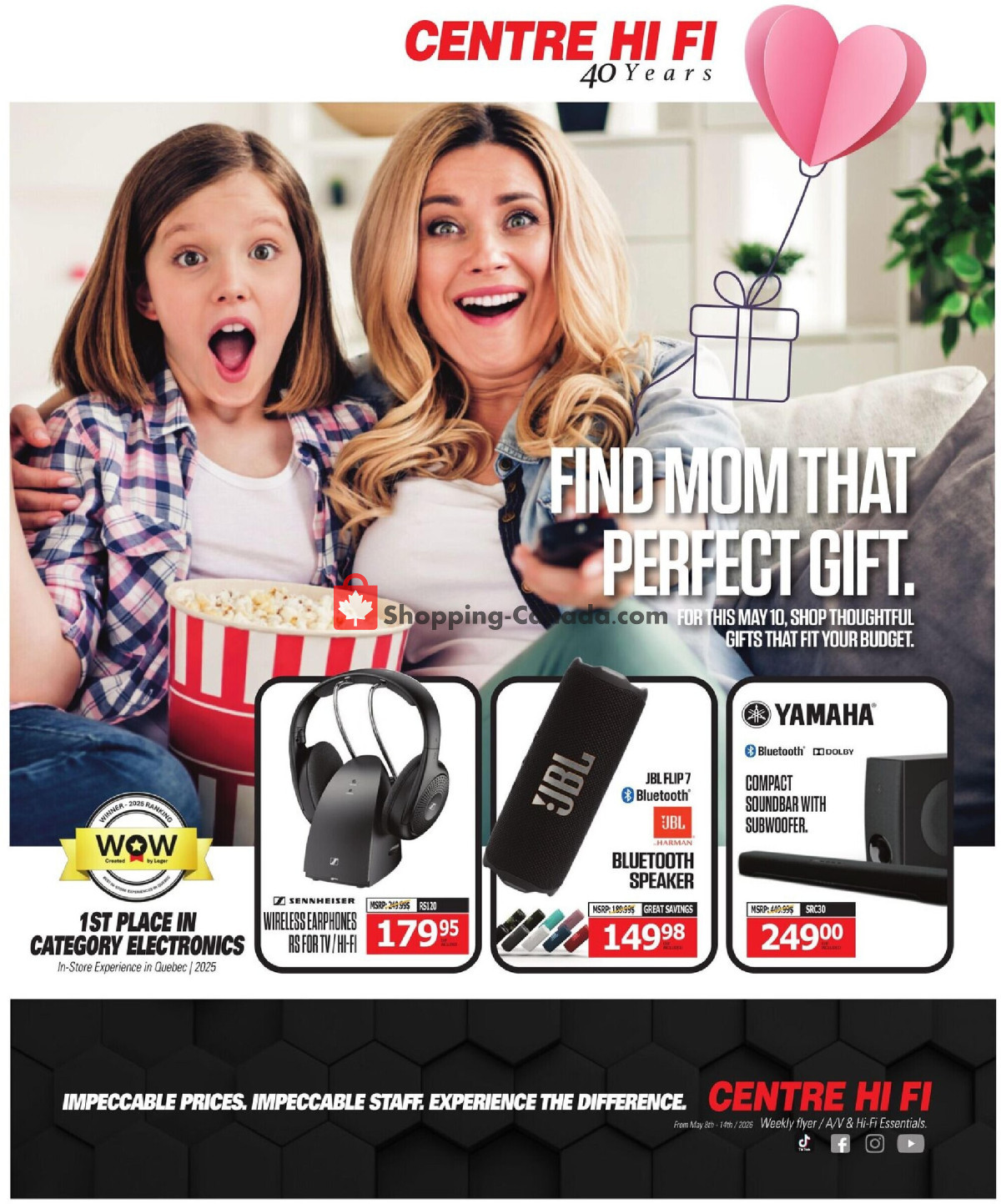 Centre Hi-Fi flyer from Friday May 8, 2026 to Thursday May 14, 2026 - page 1