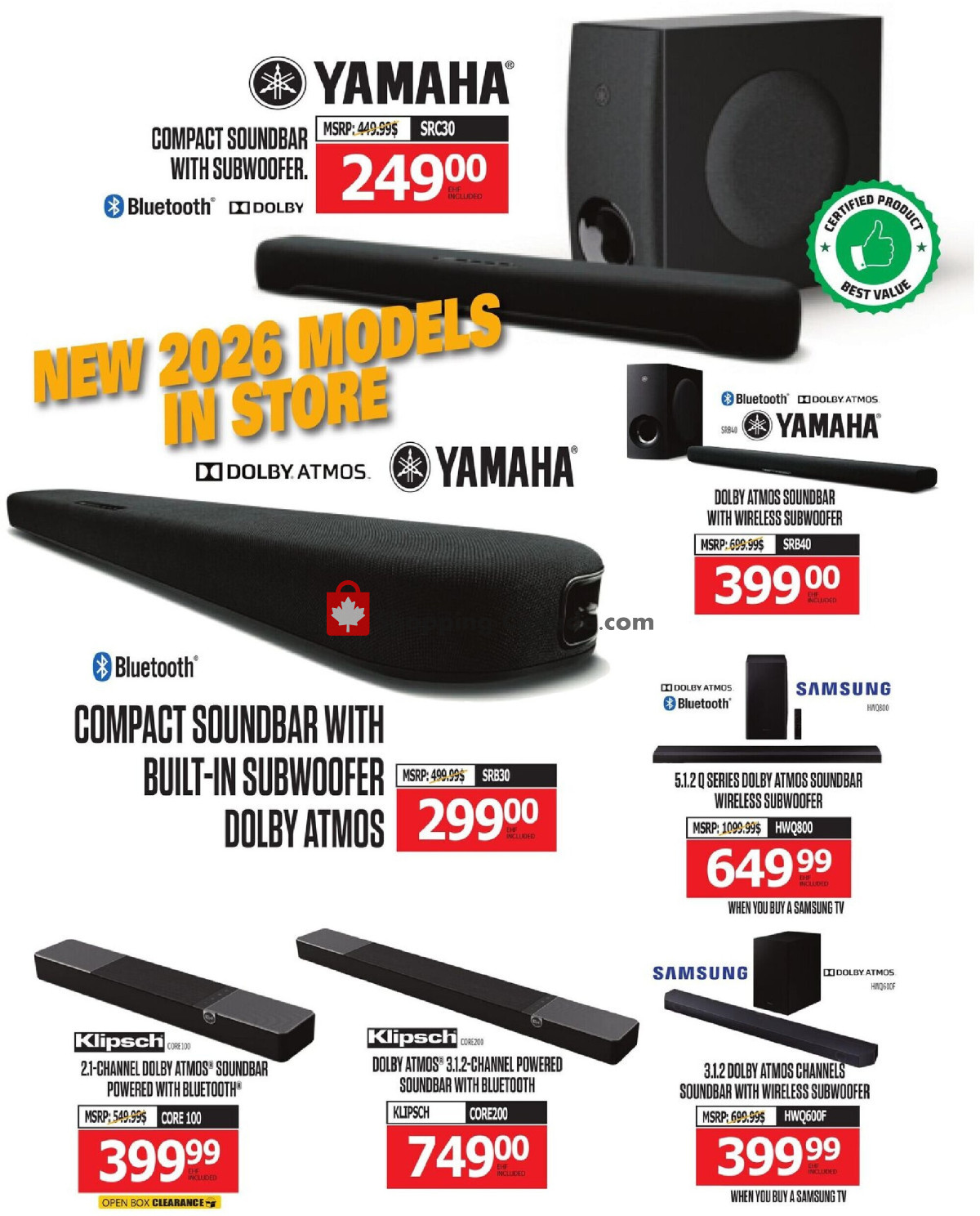 Centre Hi-Fi flyer from Friday May 8, 2026 to Thursday May 14, 2026 - page 38