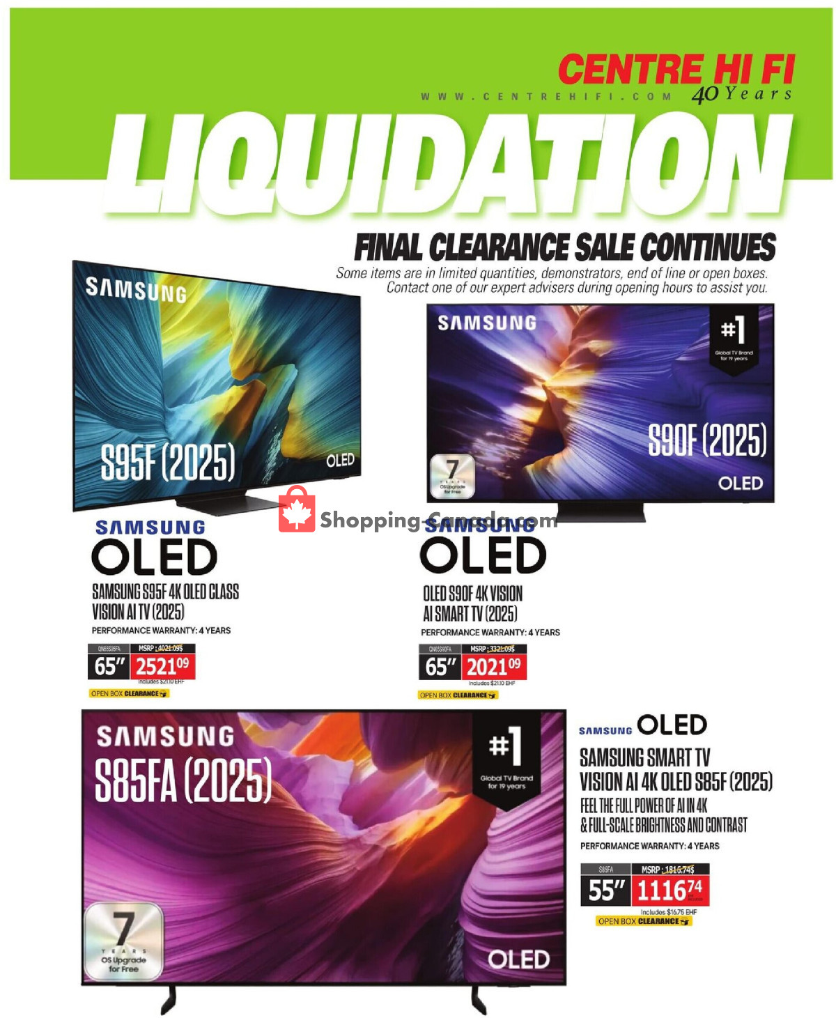 Centre Hi-Fi flyer from Friday October 2, 2026 to Thursday October 8, 2026 - page 33