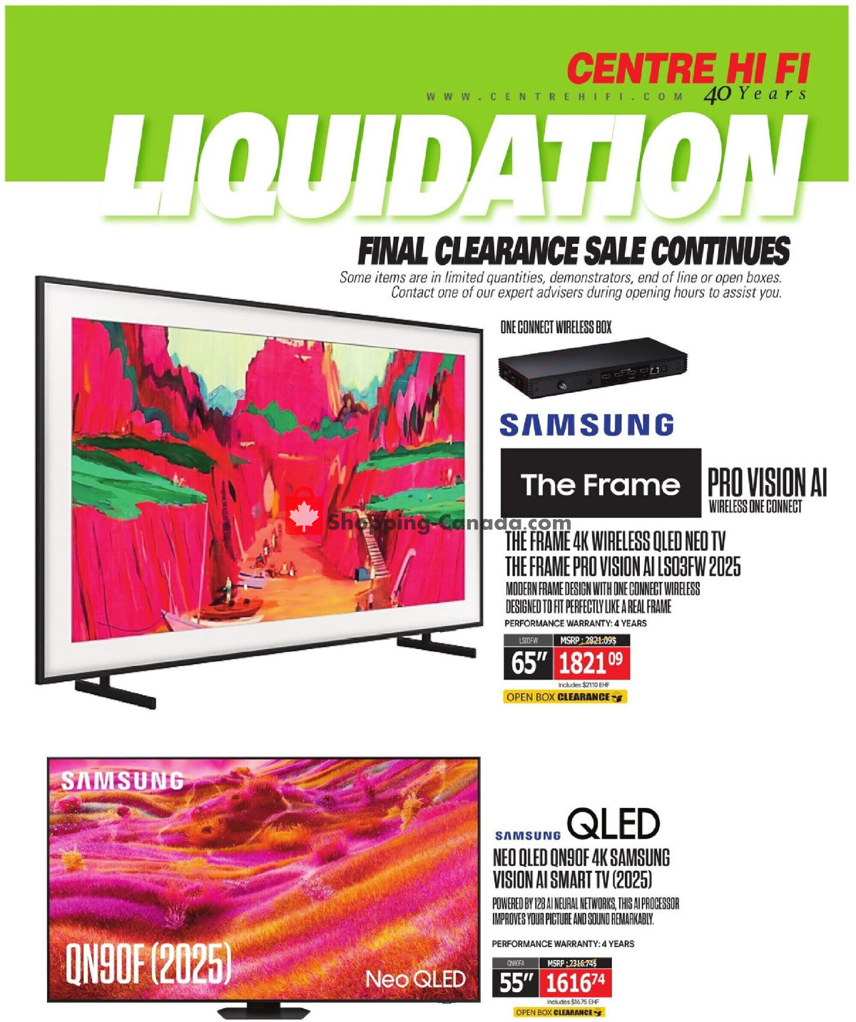 Centre Hi-Fi flyer from Friday October 2, 2026 to Thursday October 8, 2026 - page 35