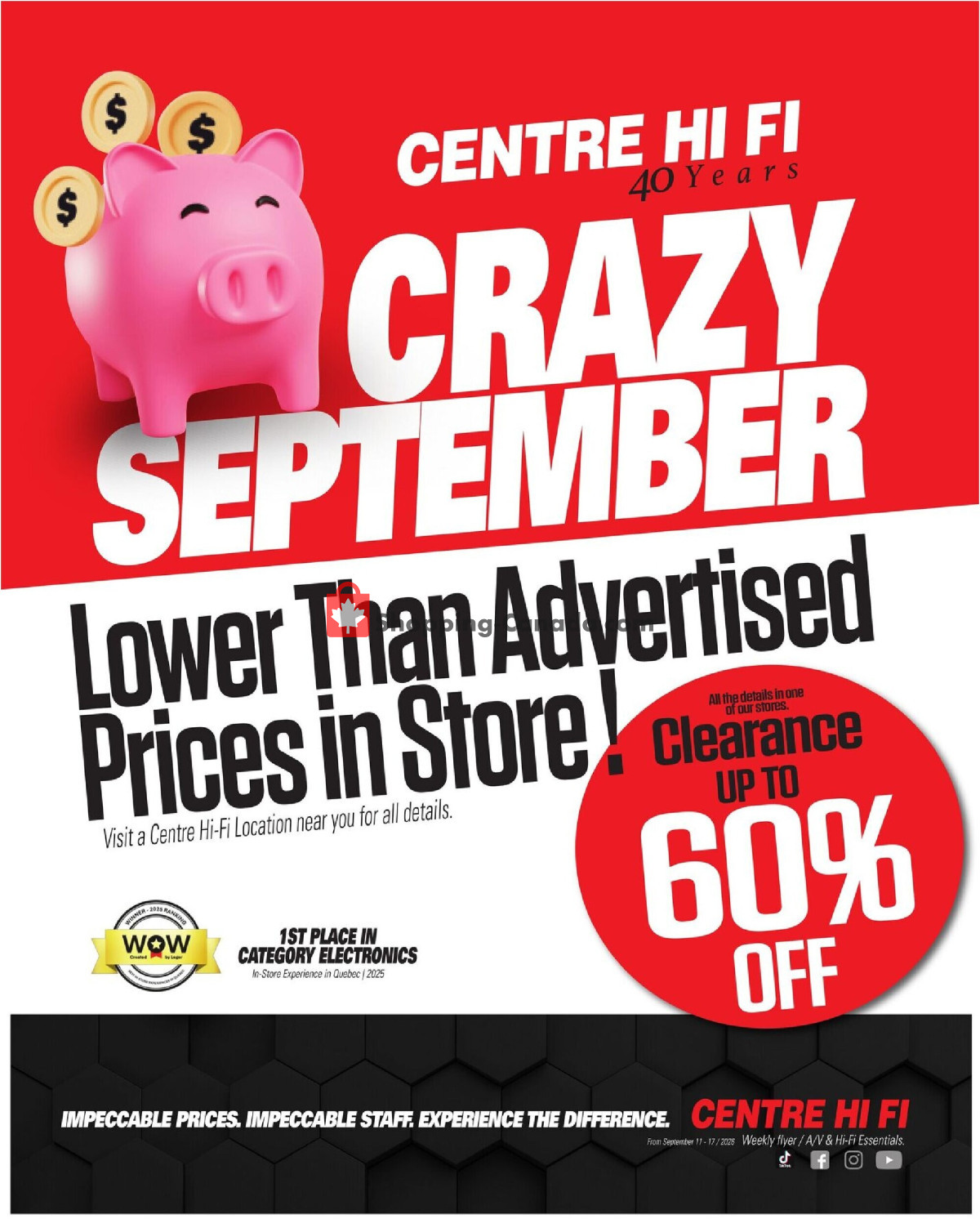 Centre Hi-Fi flyer from Friday September 18, 2026 to Thursday September 24, 2026 - page 1