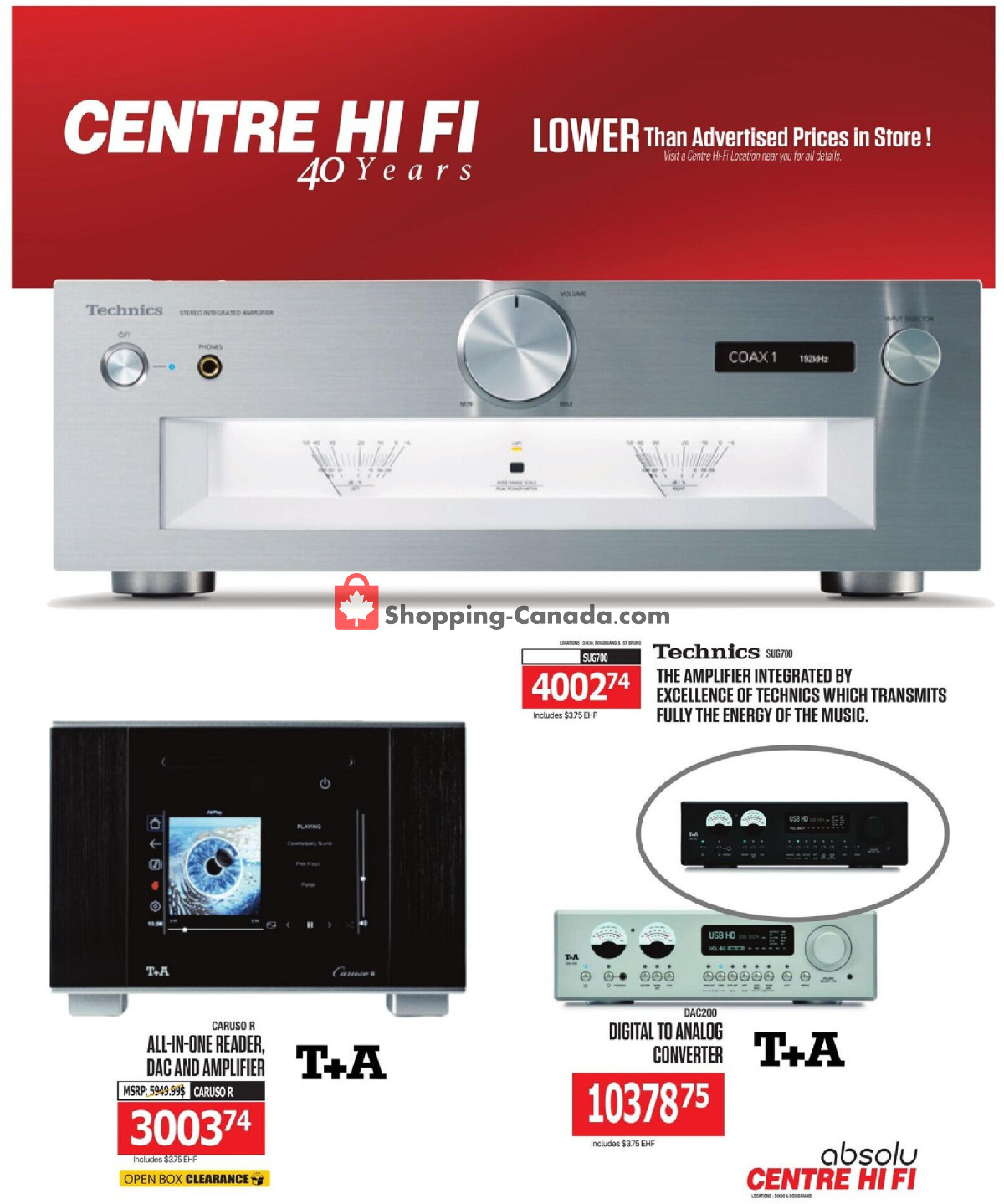 Centre Hi-Fi flyer from Friday September 18, 2026 to Thursday September 24, 2026 - page 60
