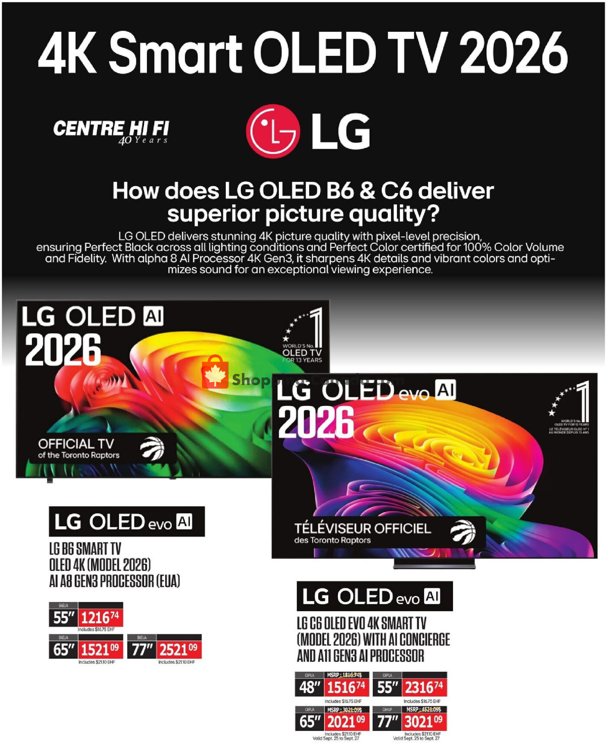 Centre Hi-Fi flyer from Friday September 25, 2026 to Thursday October 1, 2026 - page 4