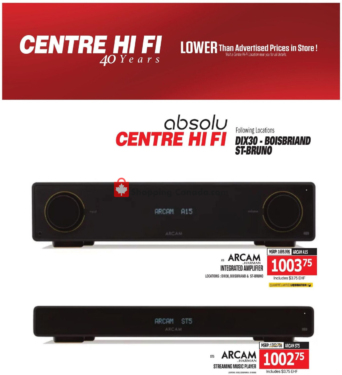 Centre Hi-Fi flyer from Friday September 25, 2026 to Thursday October 1, 2026 - page 59