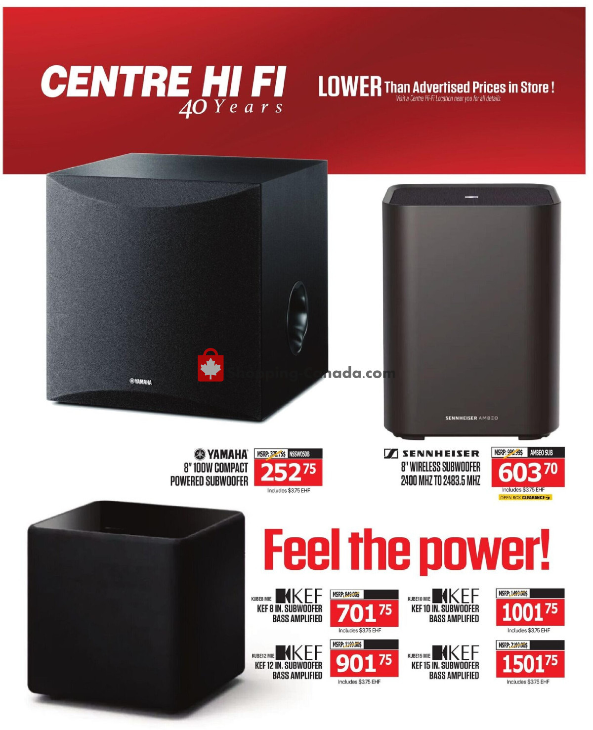 Centre Hi-Fi flyer from Friday September 25, 2026 to Thursday October 1, 2026 - page 85
