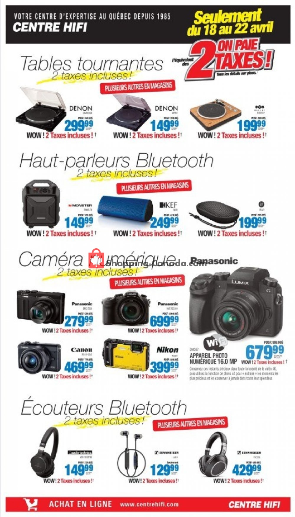 Centre Hi-Fi flyer from Thursday April 18, 2019 to Monday April 22, 2019 - page 2