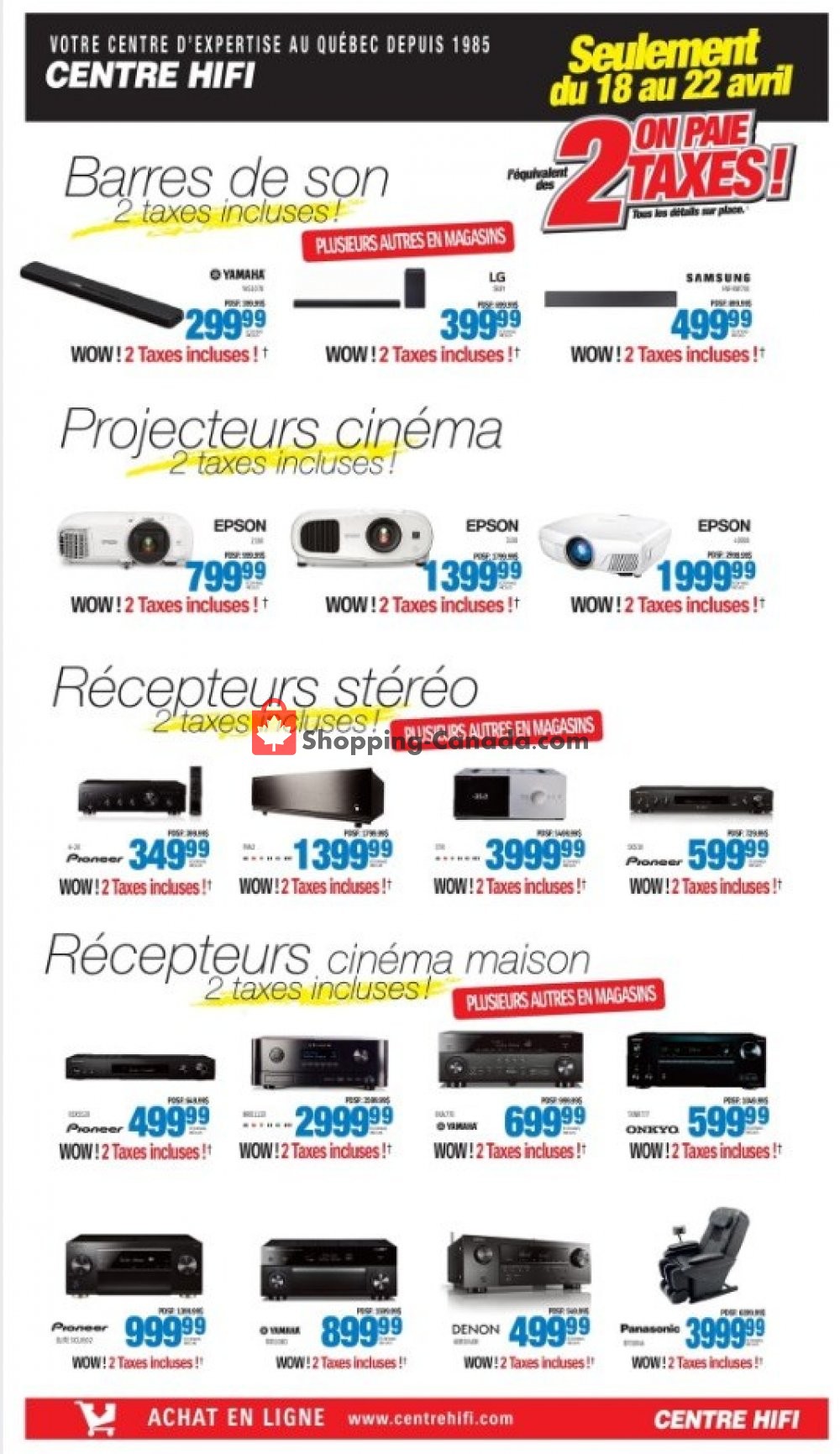 Centre Hi-Fi flyer from Thursday April 18, 2019 to Monday April 22, 2019 - page 4