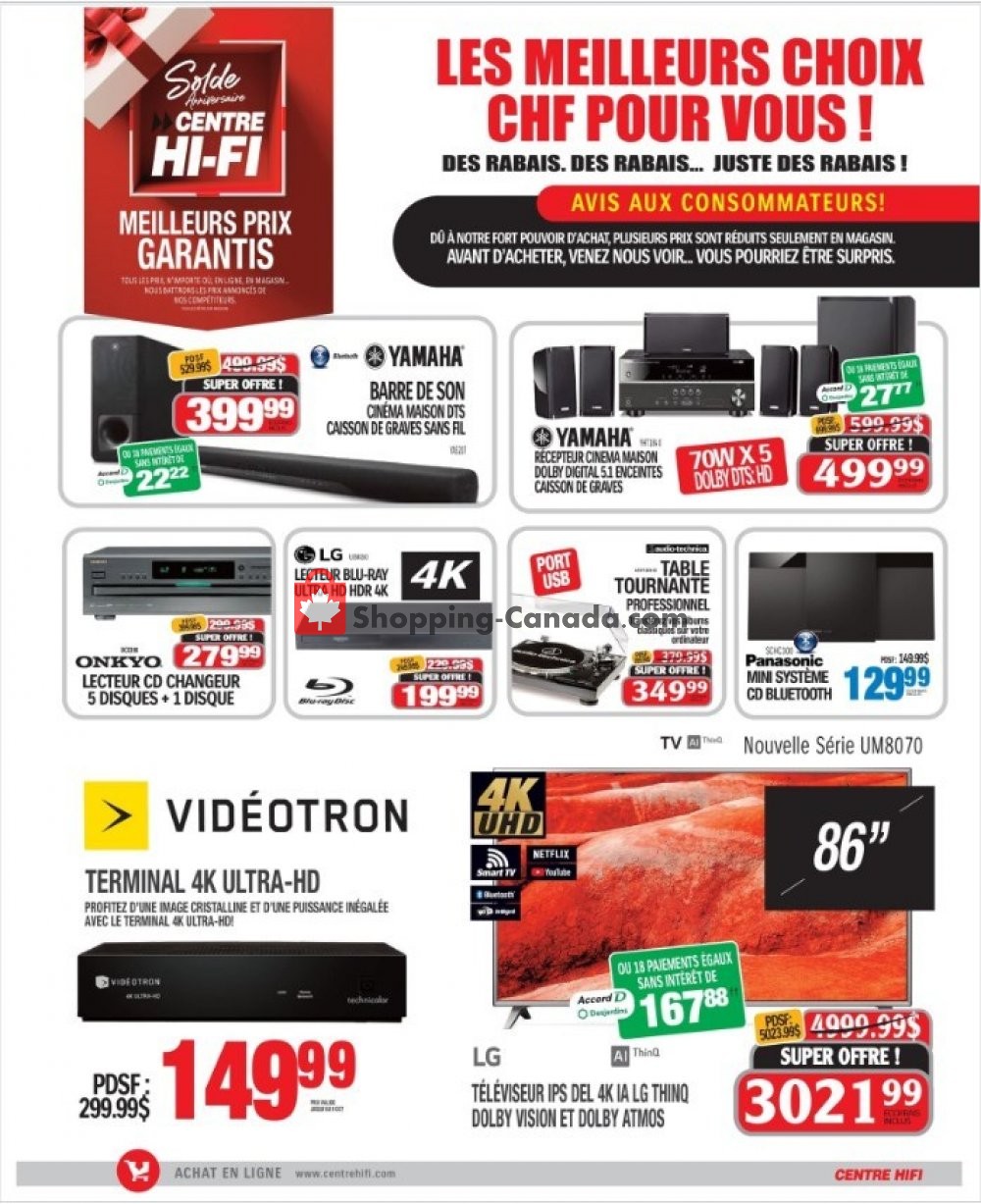 Centre Hi-Fi flyer from Friday October 4, 2019 to Thursday October 10, 2019 - page 19