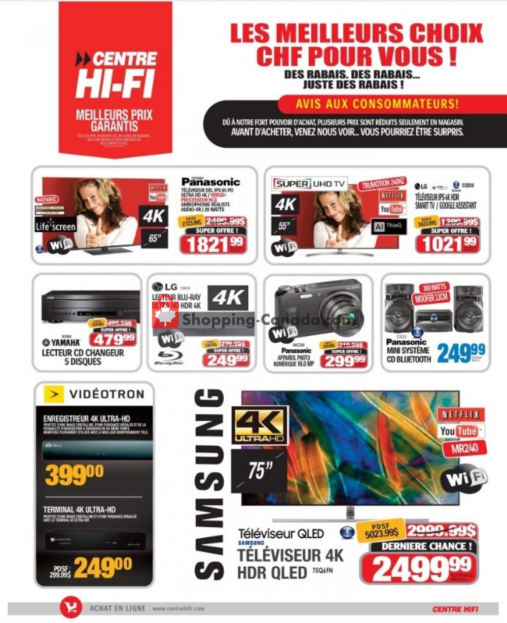 Centre Hi-Fi flyer from Friday September 13, 2019 to Thursday September 19, 2019 - page 21