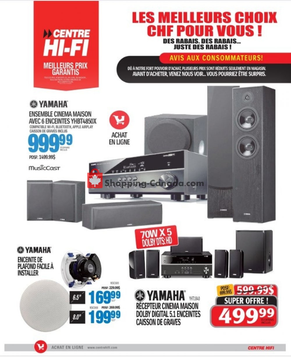 Centre Hi-Fi flyer from Friday September 13, 2019 to Thursday September 19, 2019 - page 22