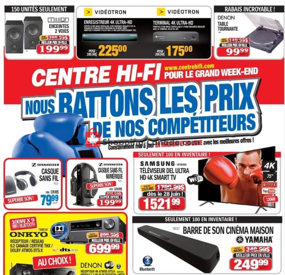 Centre Hi-Fi flyer from Friday June 21, 2019 to Thursday July 4, 2019 - page 1