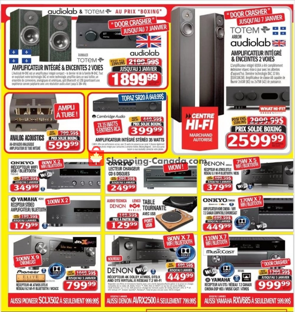 Centre Hi-Fi flyer from Friday December 28, 2018 to Thursday January 3, 2019 - page 5