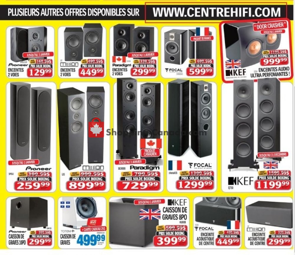 Centre Hi-Fi flyer from Friday December 28, 2018 to Thursday January 3, 2019 - page 6