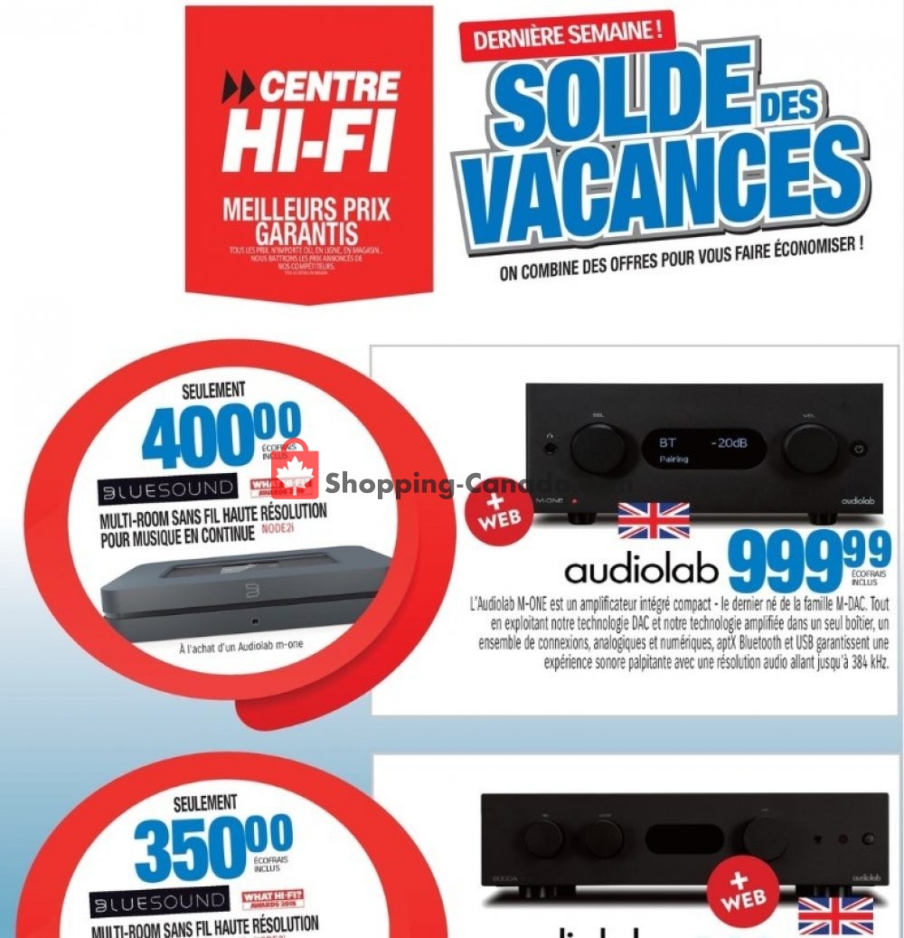 Centre Hi-Fi flyer from Friday August 9, 2019 to Thursday August 15, 2019 - page 21