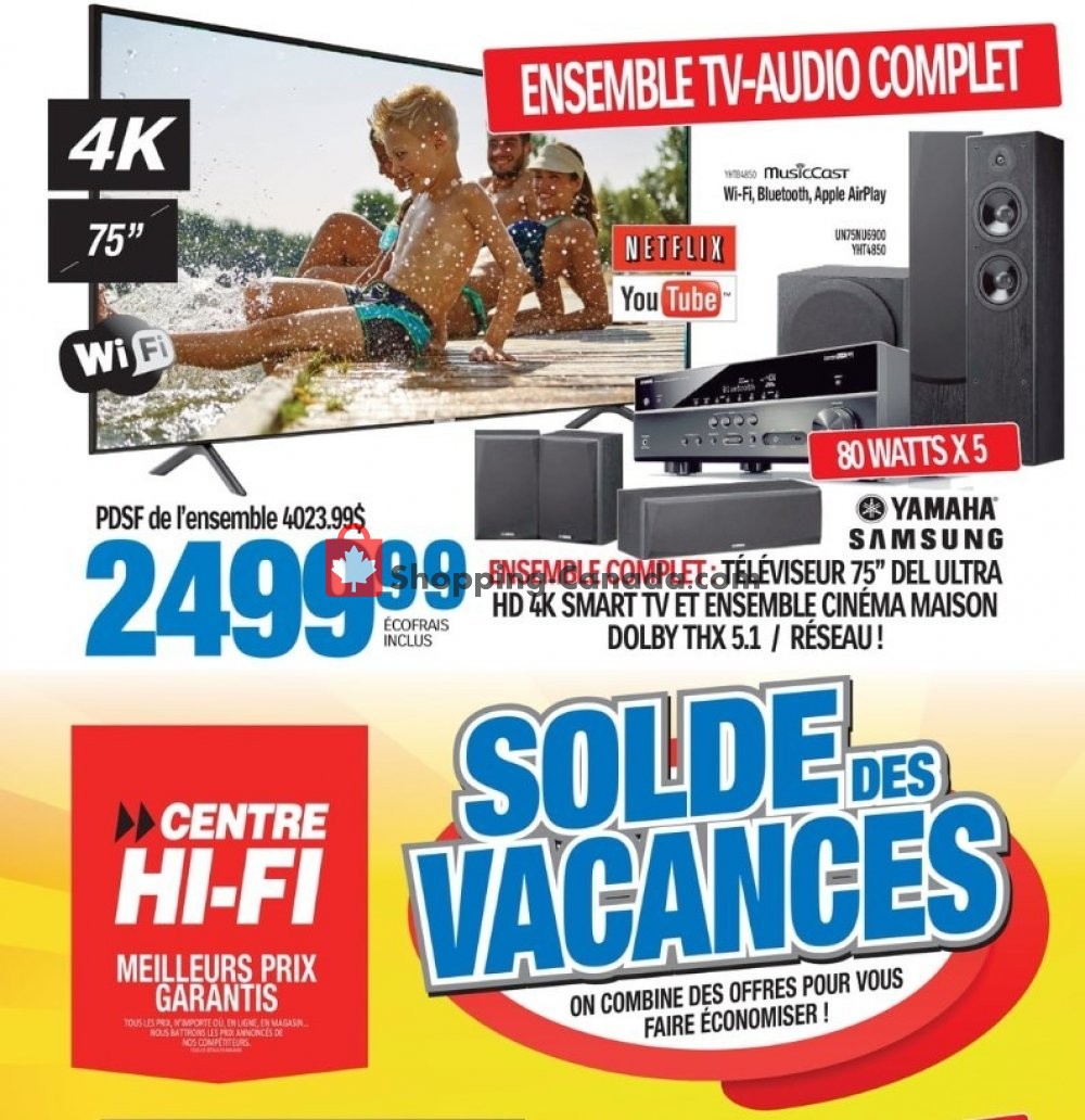 Centre Hi-Fi flyer from Friday July 19, 2019 to Thursday July 25, 2019 - page 1