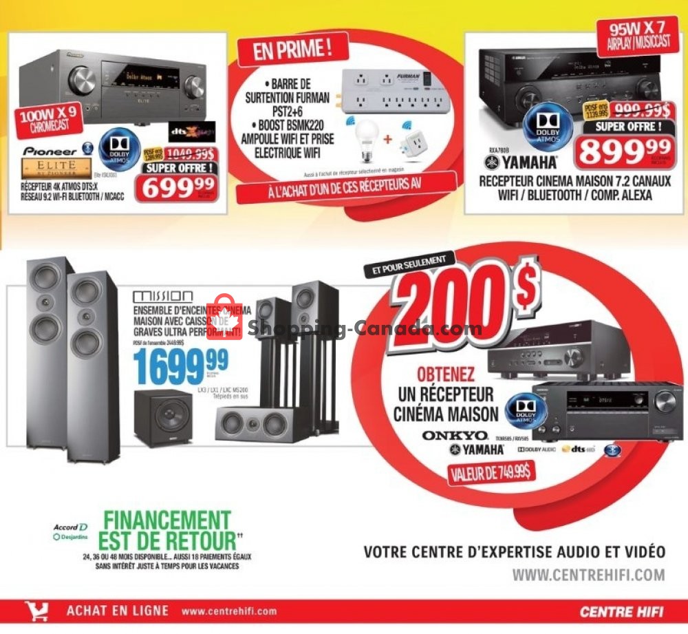 Centre Hi-Fi flyer from Friday July 19, 2019 to Thursday July 25, 2019 - page 16