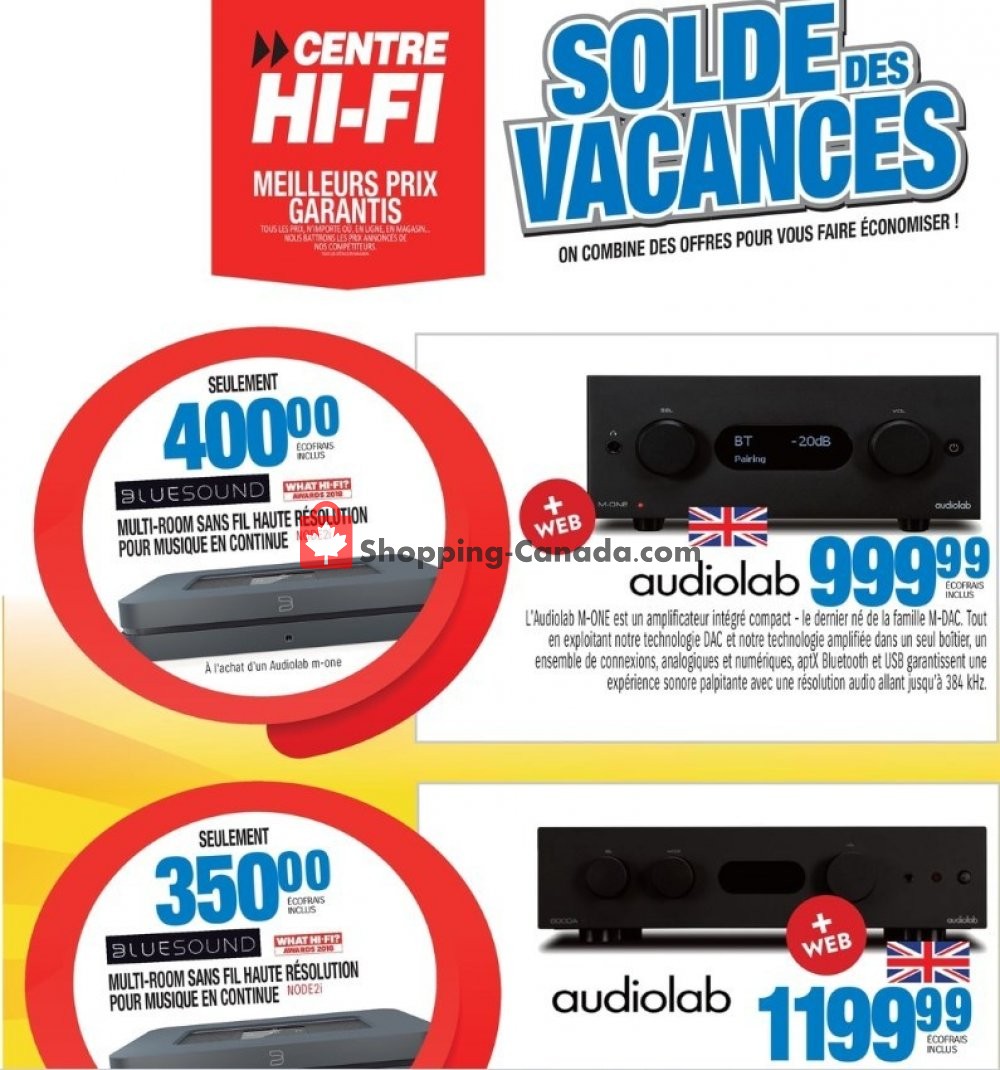 Centre Hi-Fi flyer from Friday July 19, 2019 to Thursday July 25, 2019 - page 19