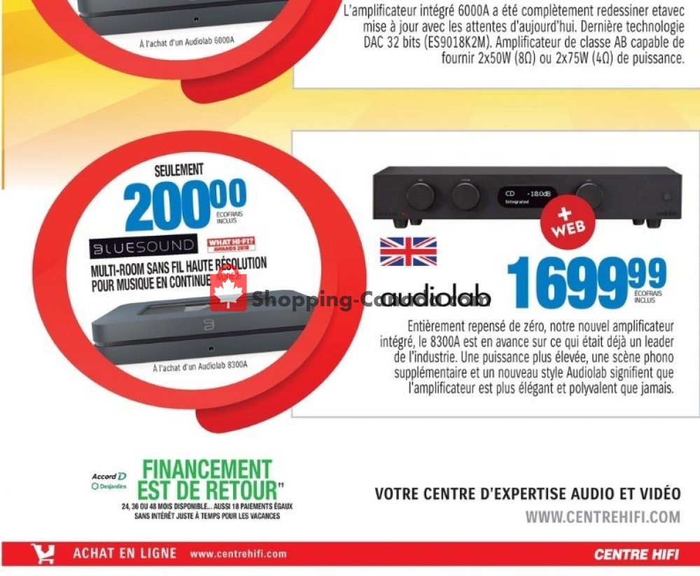 Centre Hi-Fi flyer from Friday July 19, 2019 to Thursday July 25, 2019 - page 20