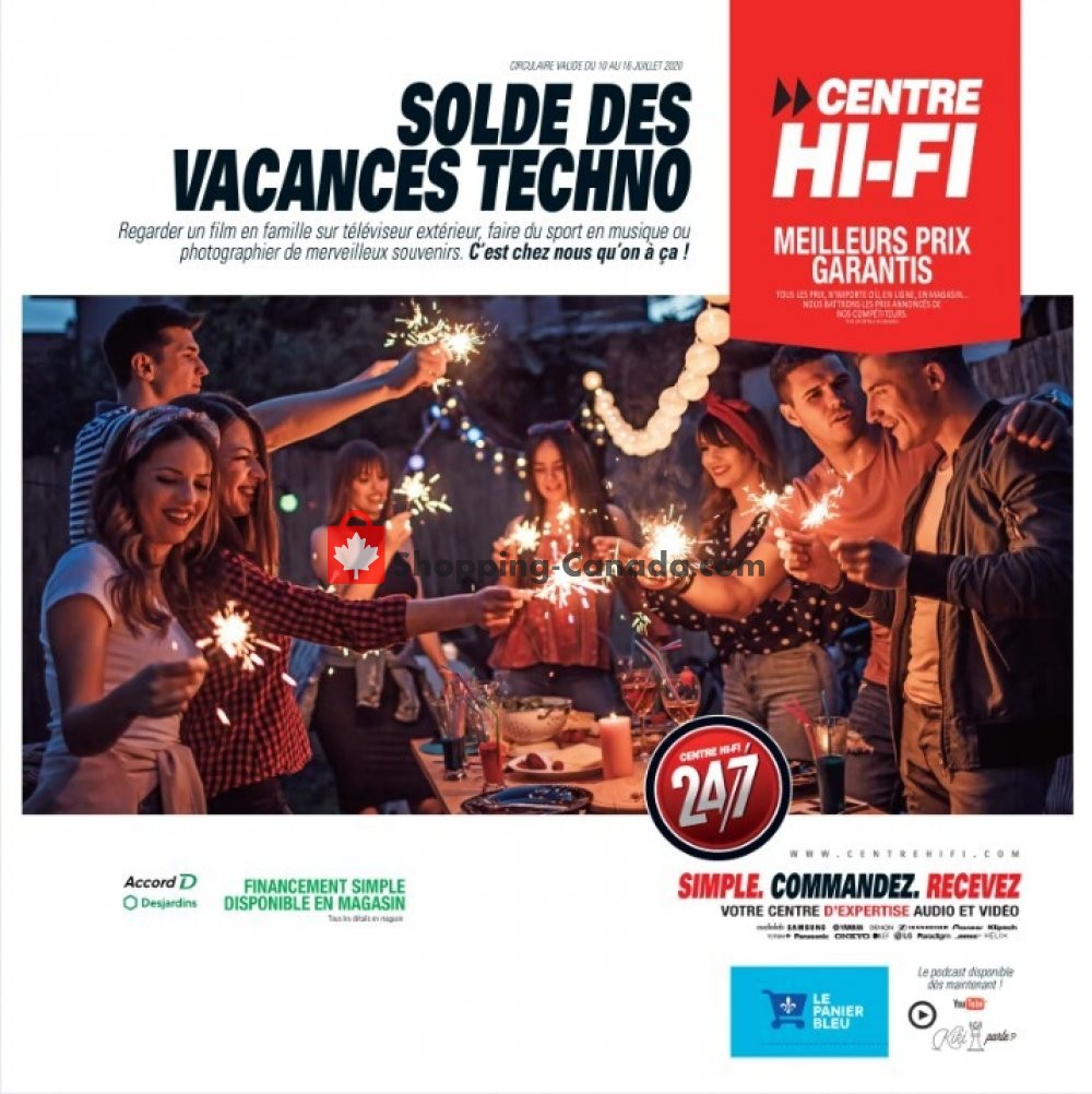 Centre Hi-Fi flyer from Friday July 10, 2020 to Thursday July 16, 2020 - page 1