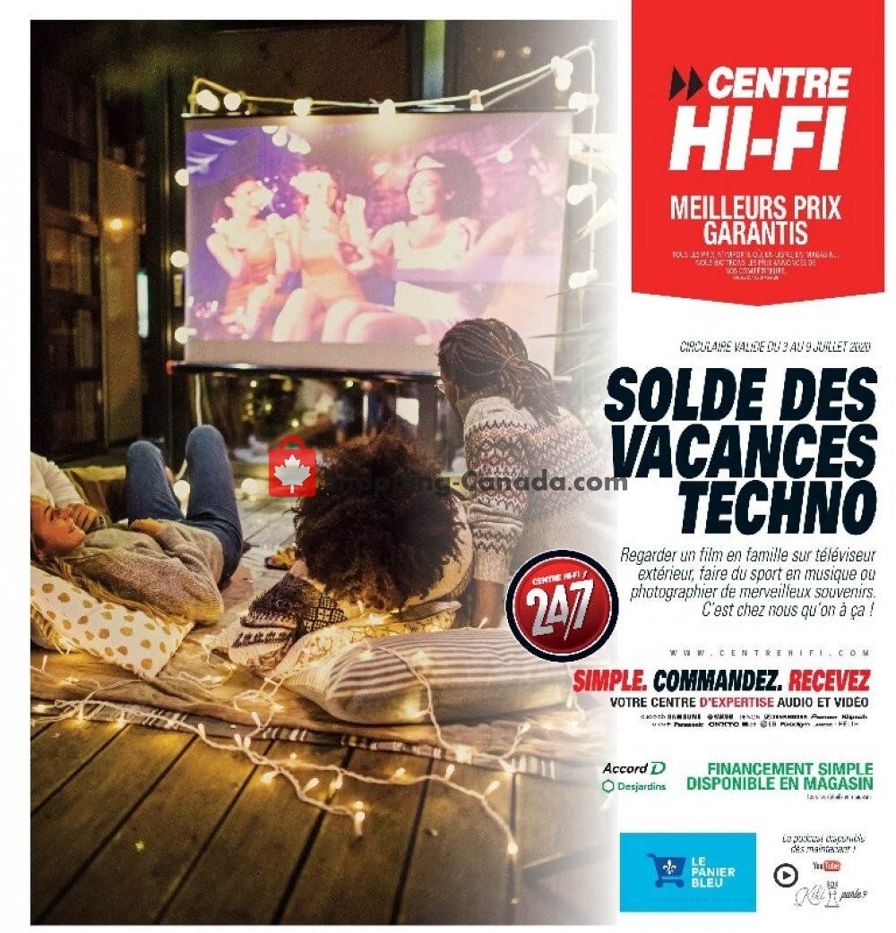Centre Hi-Fi flyer from Friday July 3, 2020 to Thursday July 9, 2020 - page 1