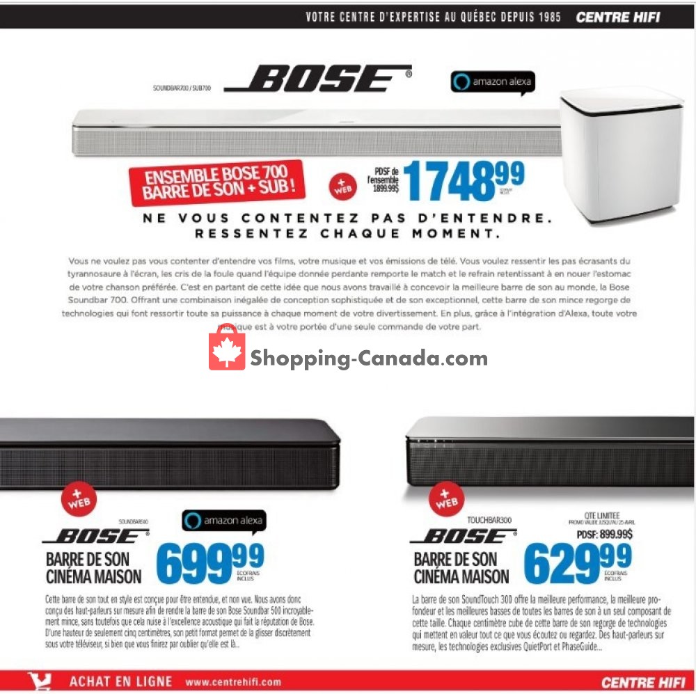 Centre Hi-Fi flyer from Friday April 12, 2019 to Thursday April 18, 2019 - page 20