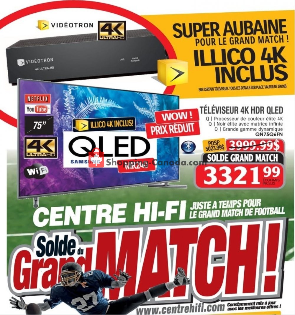 Centre Hi-Fi flyer from Friday January 18, 2019 to Thursday January 24, 2019 - page 1