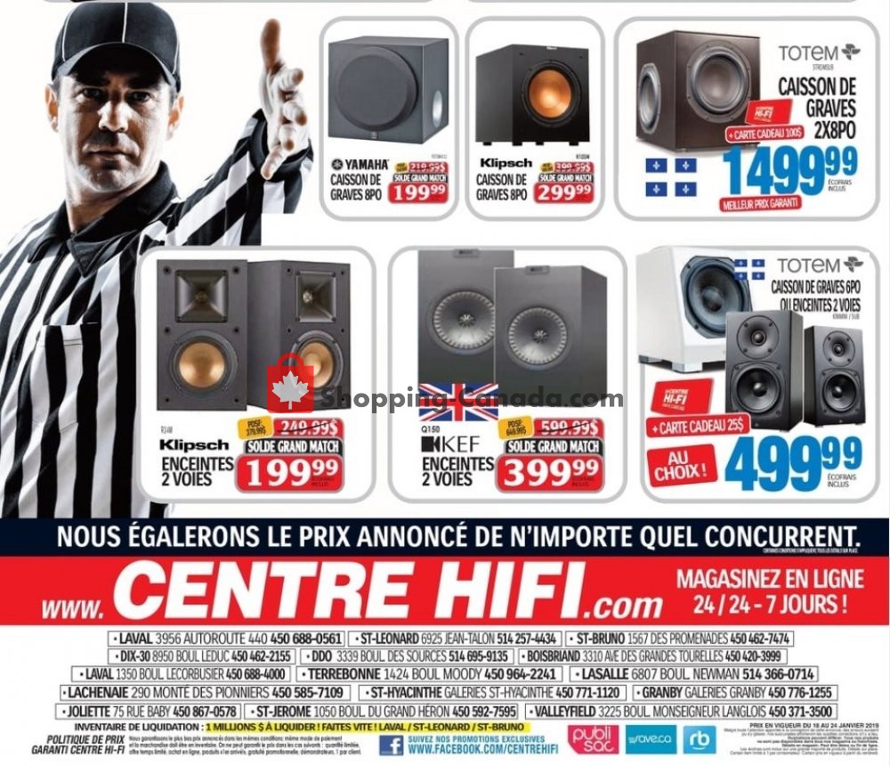 Centre Hi-Fi flyer from Friday January 18, 2019 to Thursday January 24, 2019 - page 10