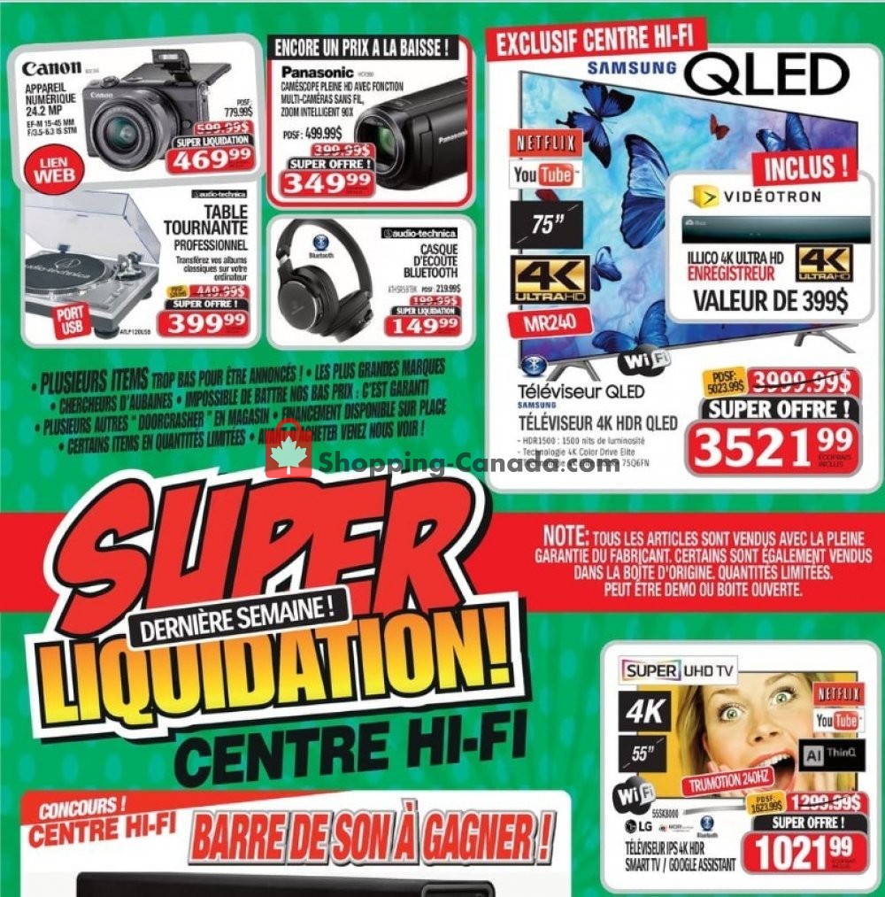 Centre Hi-Fi flyer from Friday February 15, 2019 to Thursday February 21, 2019 - page 1