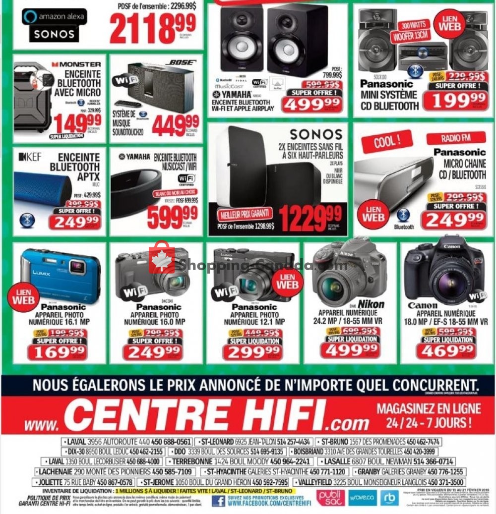 Centre Hi-Fi flyer from Friday February 15, 2019 to Thursday February 21, 2019 - page 10