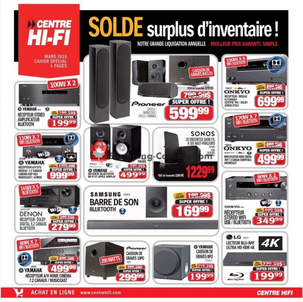 Centre Hi-Fi flyer from Friday March 8, 2019 to Thursday March 14, 2019 - page 25