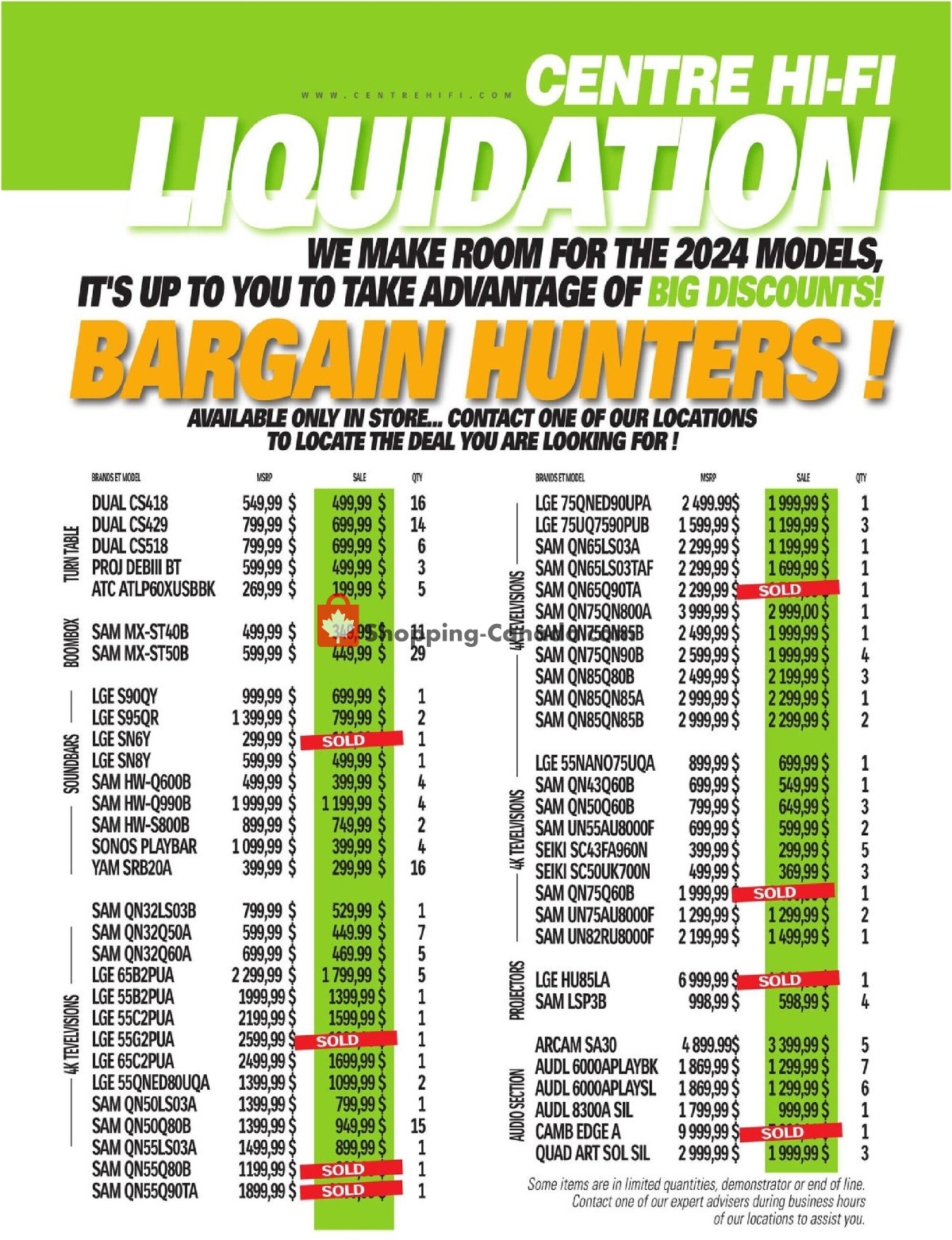 Centre Hi-Fi flyer from Friday April 12, 2024 to Thursday April 18, 2024 - page 4