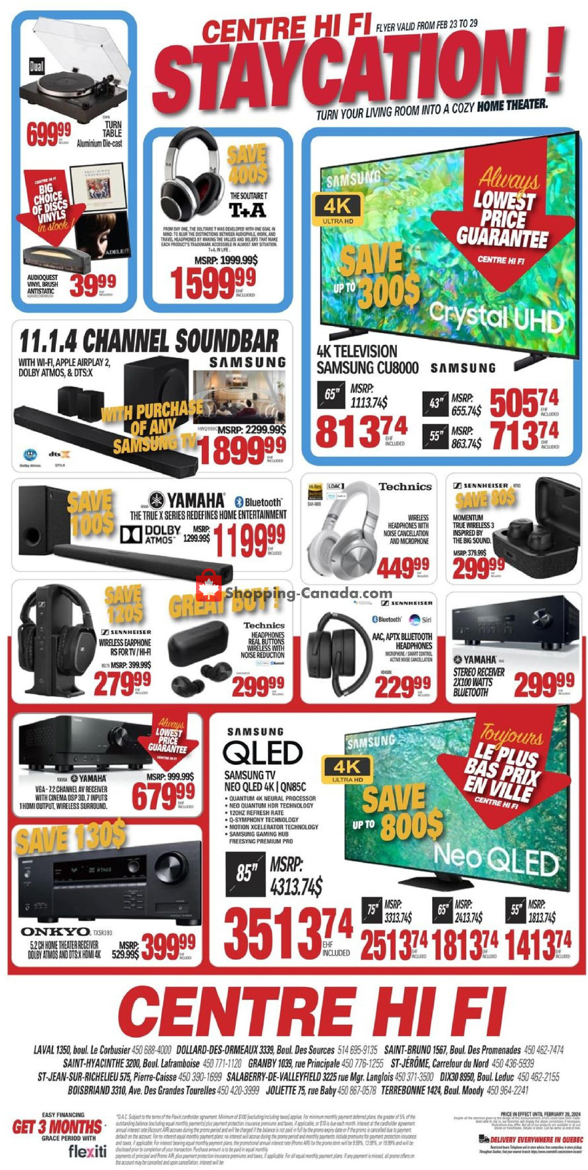 Centre Hi-Fi flyer from Friday February 23, 2024 to Thursday February 29, 2024 - page 4