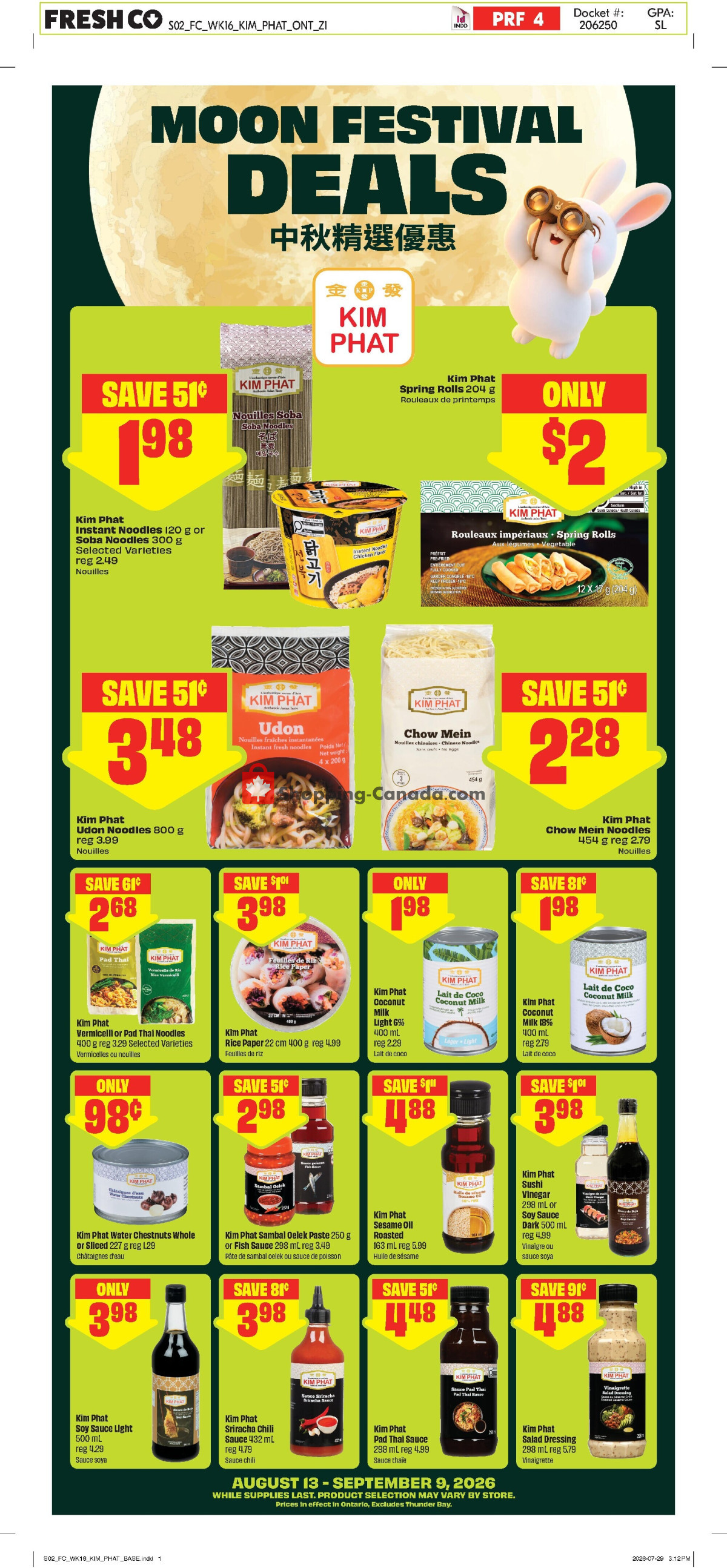 Chalo FreshCo flyer from Thursday August 13, 2026 to Wednesday September 9, 2026 - page 2