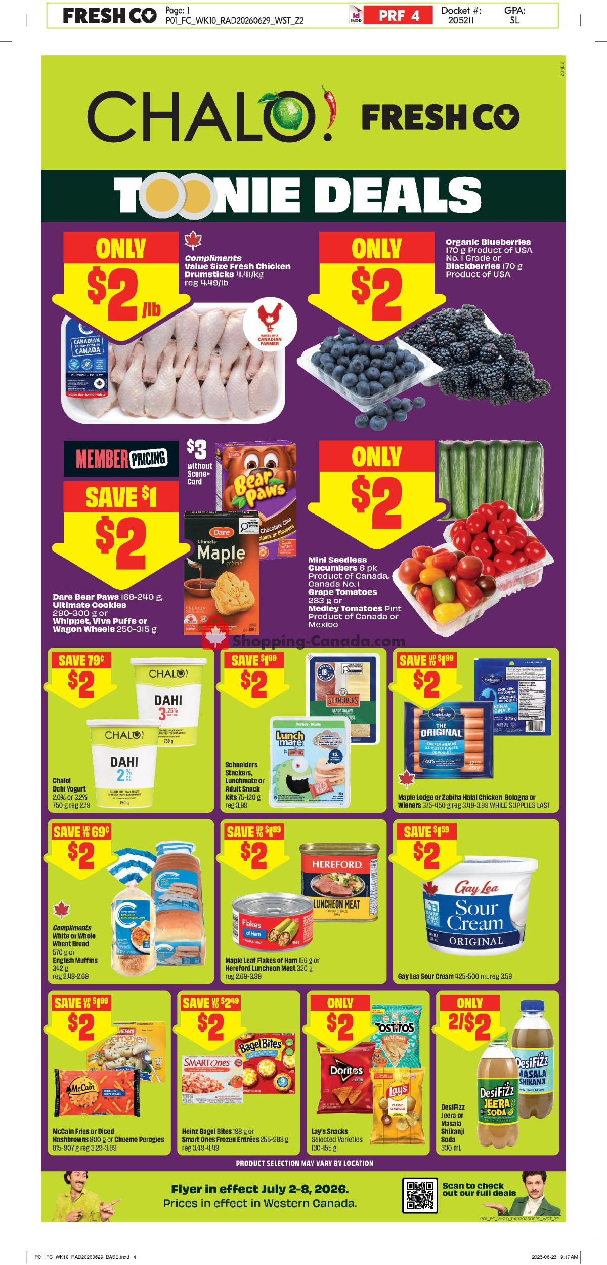 Chalo FreshCo flyer from Thursday July 2, 2026 to Wednesday July 8, 2026 - page 1